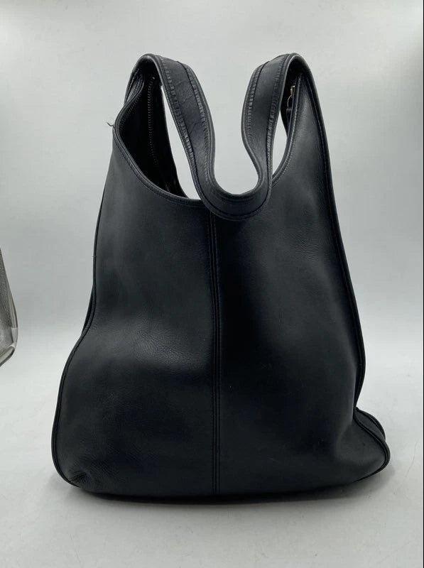 Rare Vintage Coach Womens Ergo Black Leather Hobo Bag Extra-Large